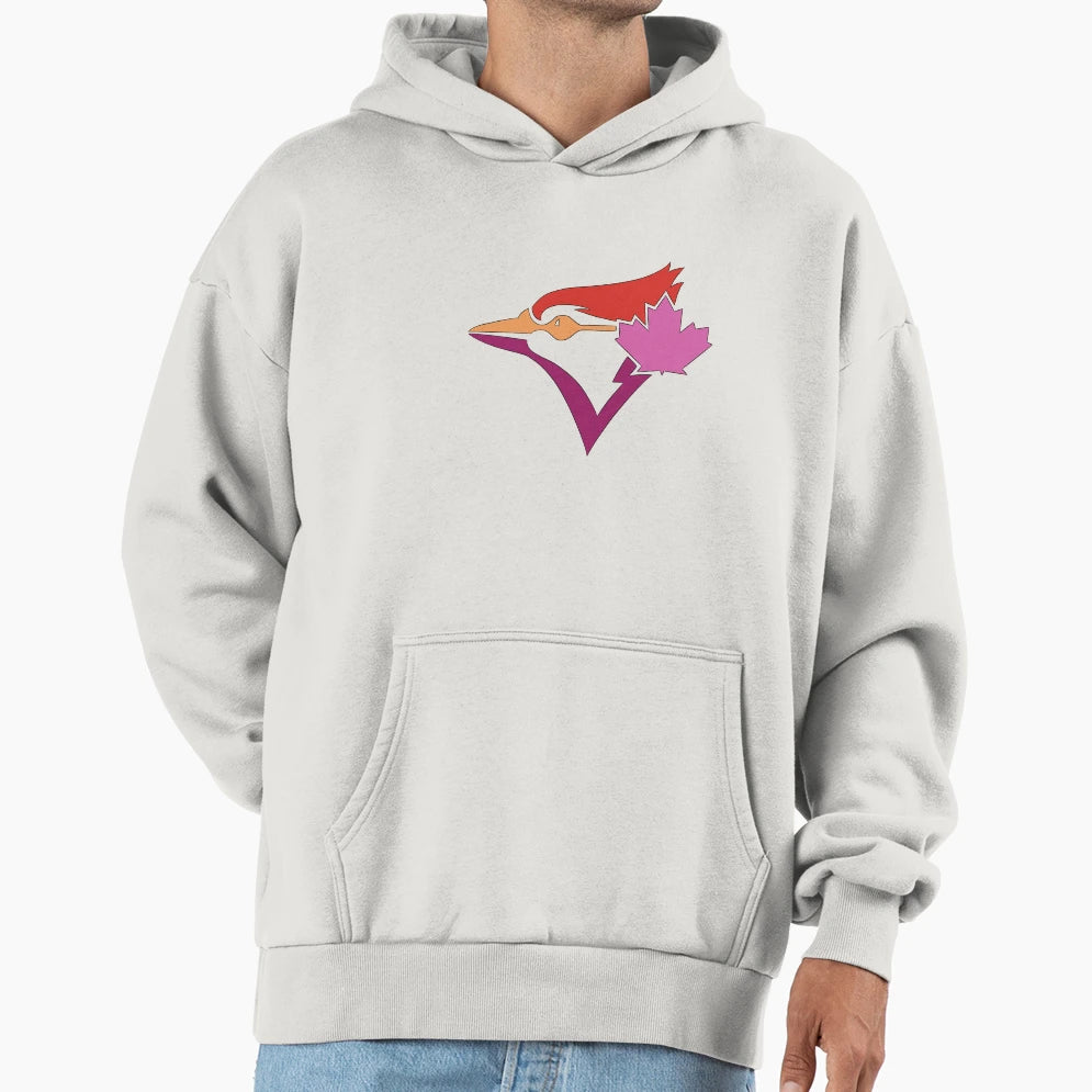 Blue Jays Like Logo Lesbian Pride Hoodie - Streetwear Style for Adults - T-Shirt, Sweatshirt, Hoodie