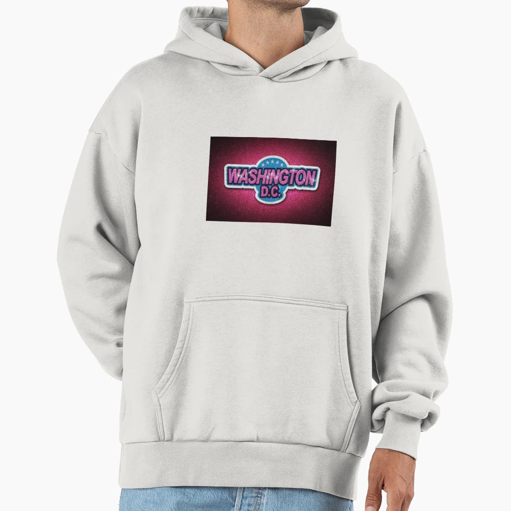Washington D C Scl Hoodie - Fun Novelty Design Men Women - T-Shirt, Sweatshirt, Hoodie