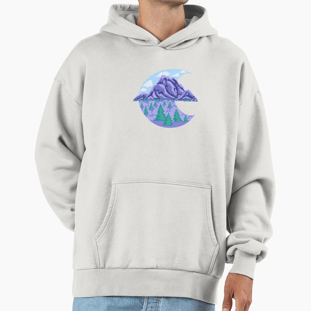 Crest Mountain Hoodie - Novelty Apparel Men Women - T-Shirt, Sweatshirt, Hoodie
