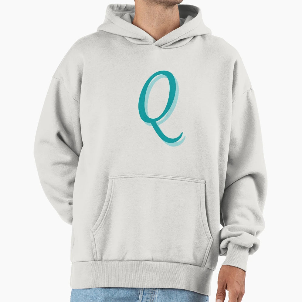 Letter Q Hoodie - Fun Novelty Design Unisex - T-Shirt, Sweatshirt, Hoodie