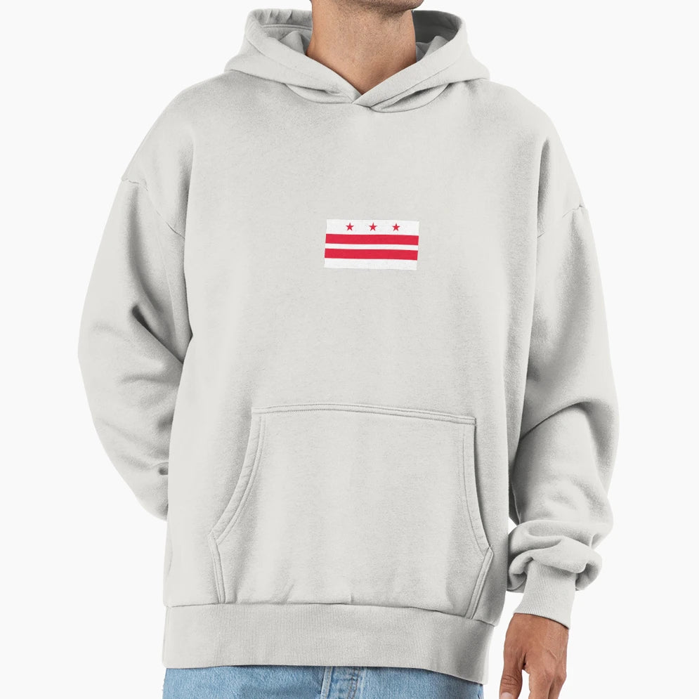 Dc Flag Hoodie - Unique Graphic for Adults - T-Shirt, Sweatshirt, Hoodie