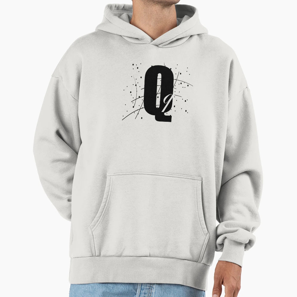 Letter Q Hoodie - Unique Graphic for Adults - T-Shirt, Sweatshirt, Hoodie