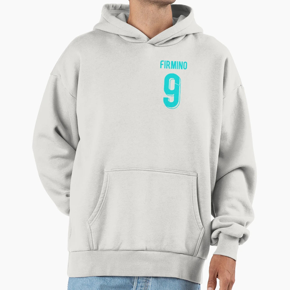 Firmino 9 Third Kit Hoodie - Minimalist Print for Adults - T-Shirt, Sweatshirt, Hoodie