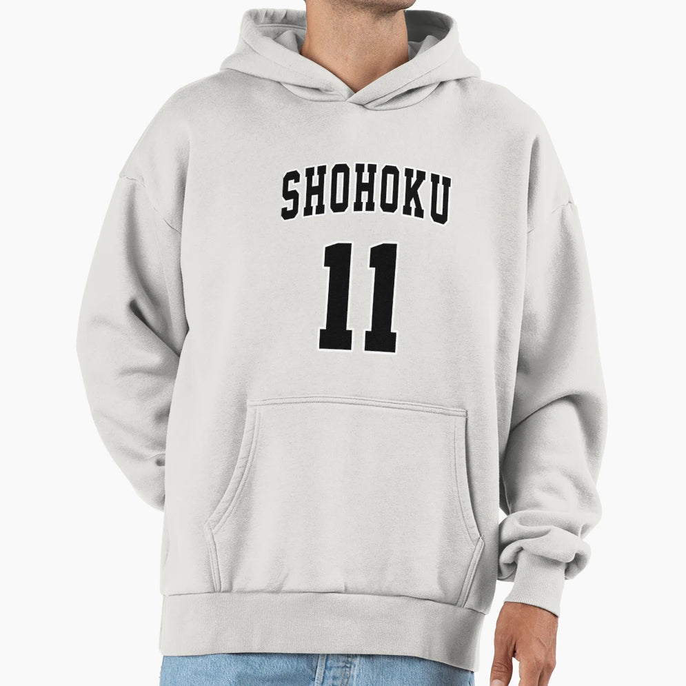 Slam Dunk Kaede Rukawa Jersey Hoodie - Minimalist Print for Adults - T-Shirt, Sweatshirt, Hoodie