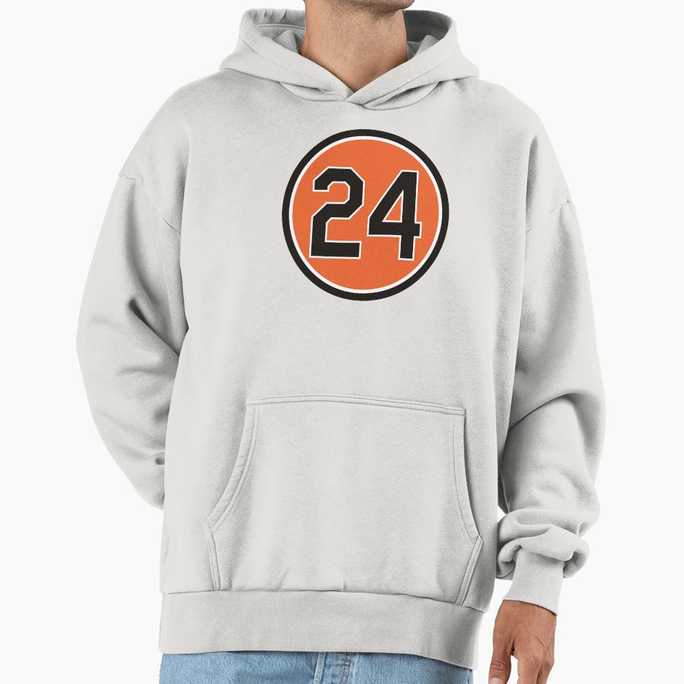 Rick Dempsey 24 Jersey Number Hoodie - Aesthetic Graphic for Adults - T-Shirt, Sweatshirt, Hoodie