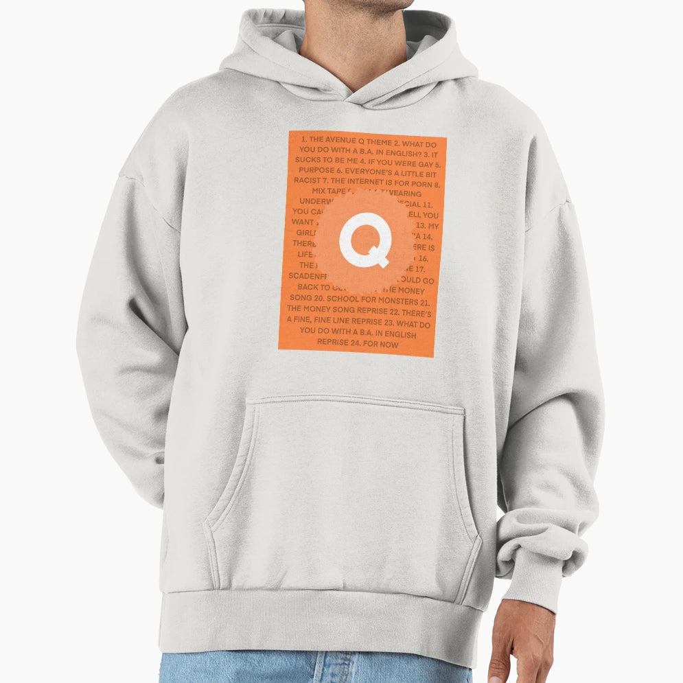 Avenue Q Hoodie - Novelty Apparel for Adults - T-Shirt, Sweatshirt, Hoodie
