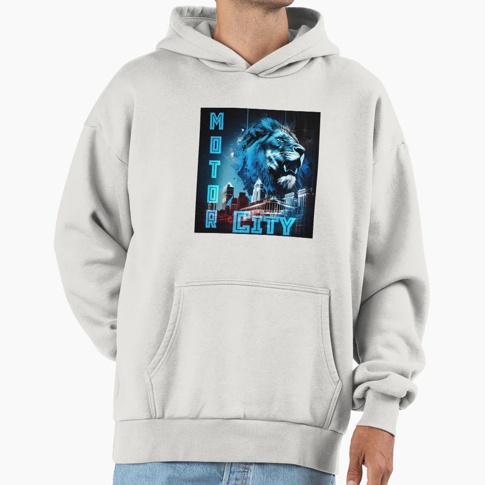 Motor City Detroit Hoodie - Aesthetic Graphic Men Women - T-Shirt, Sweatshirt, Hoodie