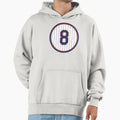 Gary Carter 8 Jersey Number Hoodie - Fun Novelty Design for Adults - T-Shirt, Sweatshirt, Hoodie