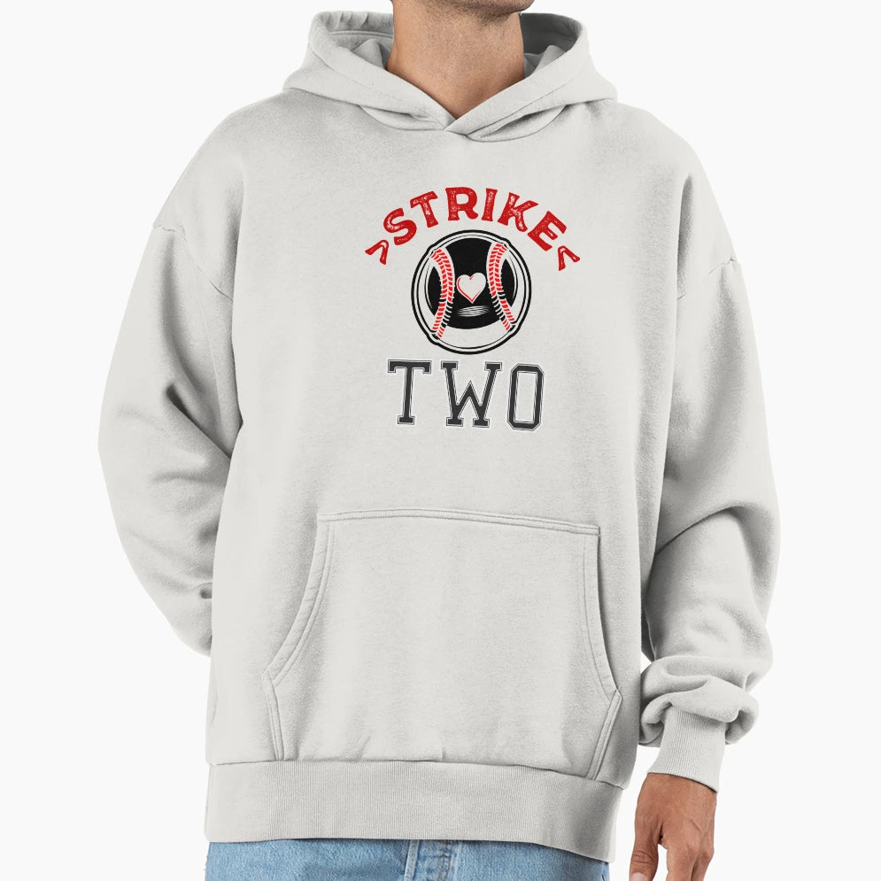 Strike Two Baseball Lovers Light Hoodie - Streetwear Style Unisex - T-Shirt, Sweatshirt, Hoodie