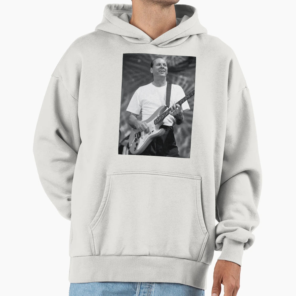 Adrian Belew Bw Photograph Hoodie - Casual Everyday Wear for Adults - T-Shirt, Sweatshirt, Hoodie