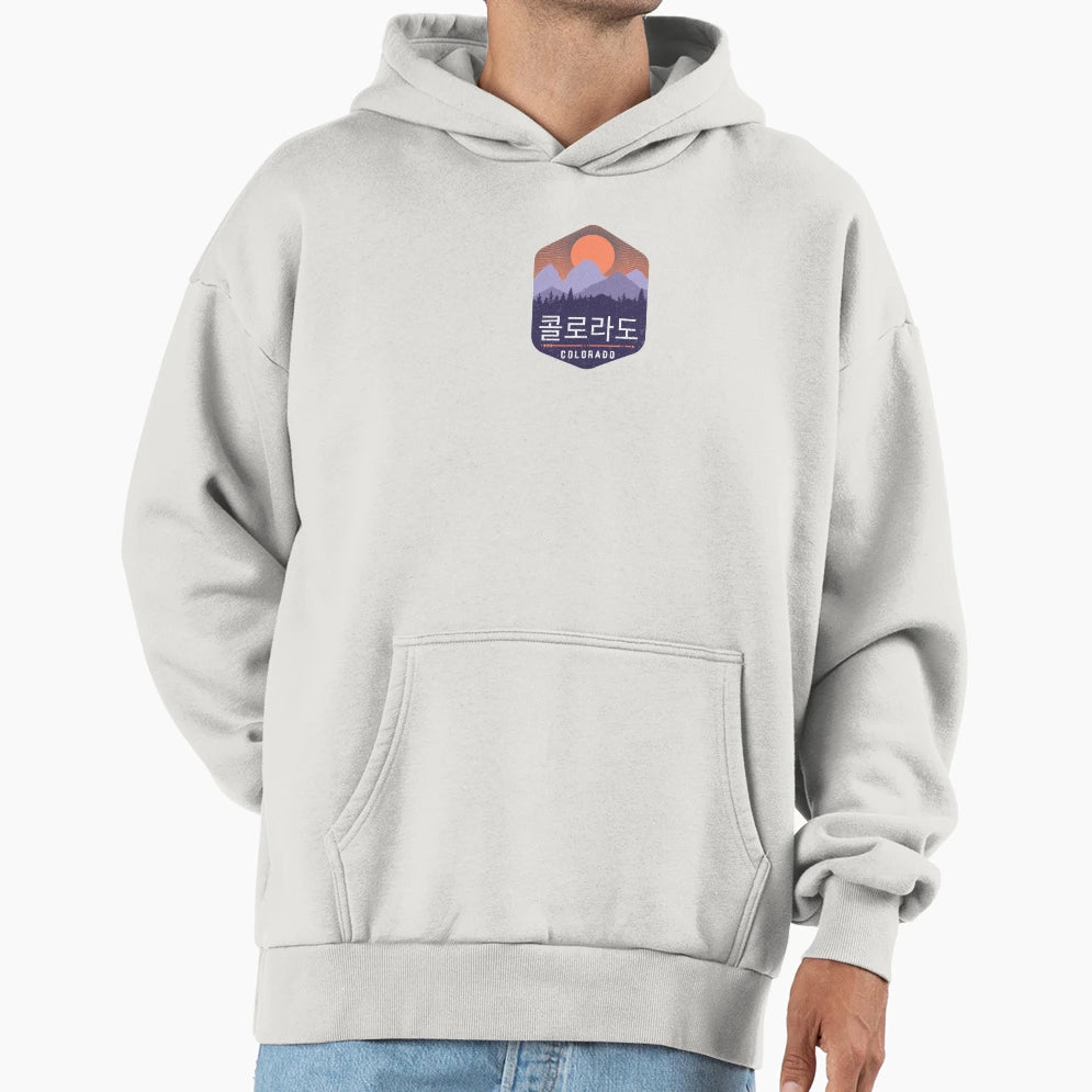 Colorado Korean Hoodie - Novelty Apparel Men Women - T-Shirt, Sweatshirt, Hoodie
