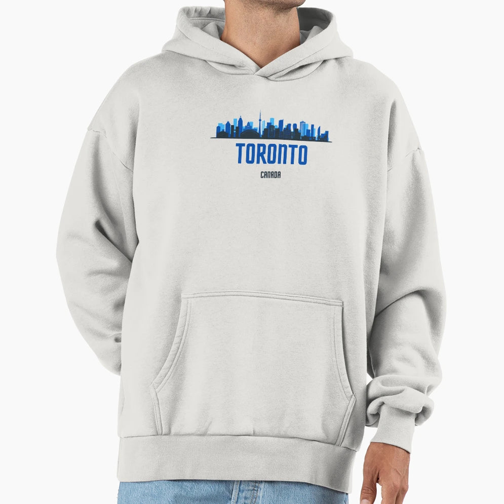 Toronto Canada Skyline Hoodie - Graphic Print Unisex - T-Shirt, Sweatshirt, Hoodie