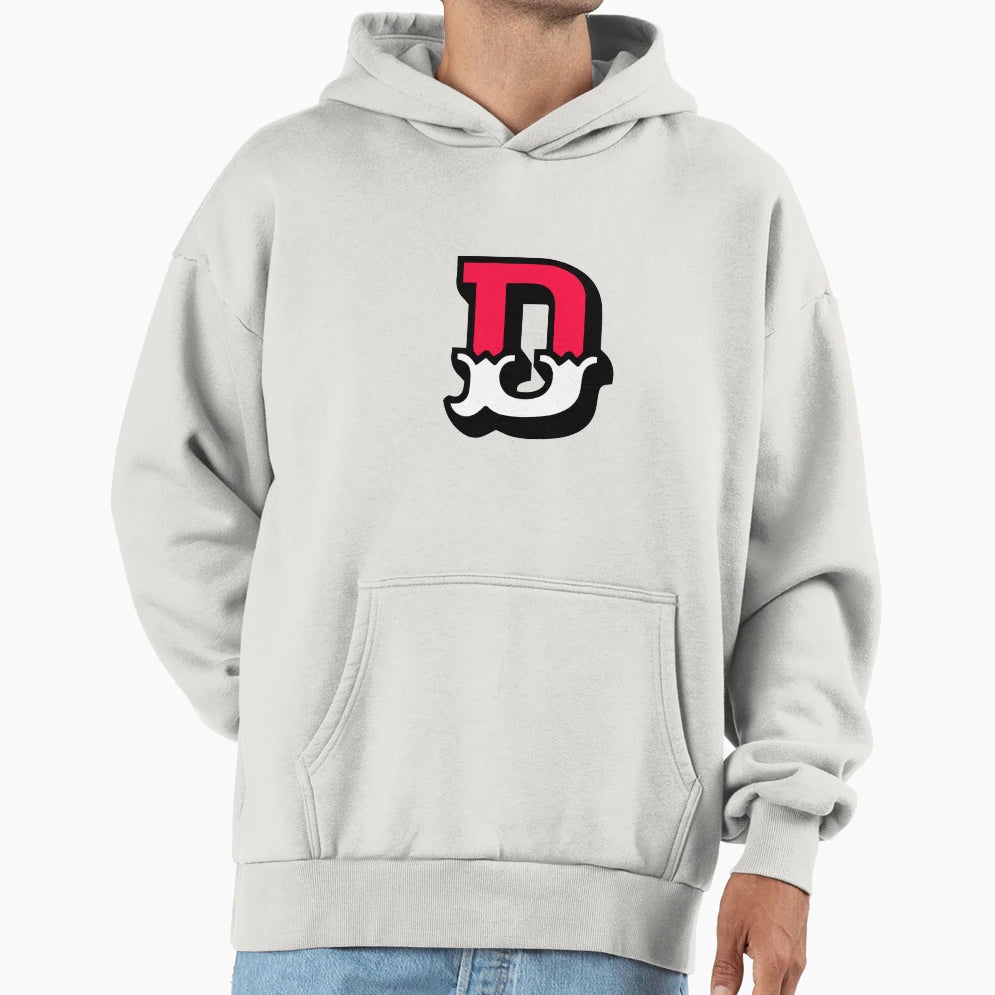 Monogram D Alphabet Scrapbooking Red White Hoodie - Novelty Apparel Unisex - T-Shirt, Sweatshirt, Hoodie