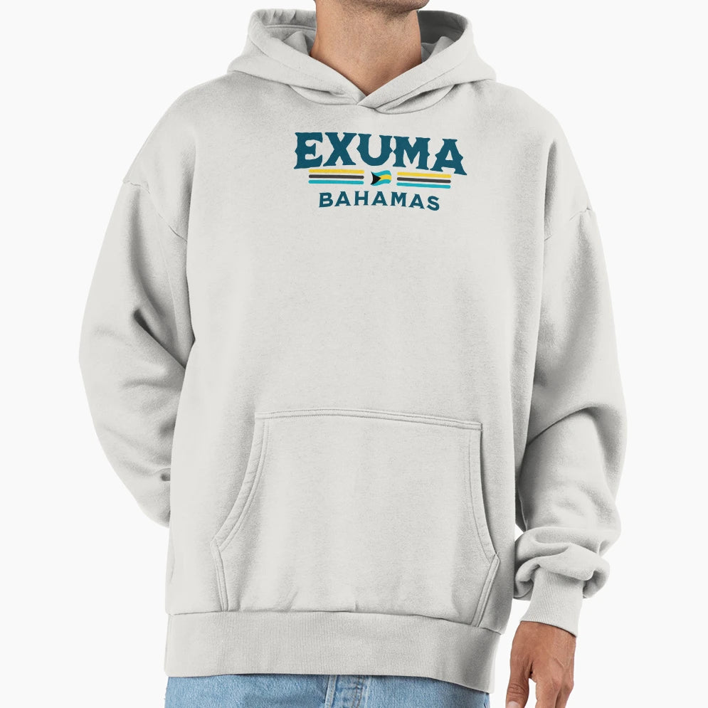 Bahamas Souvenir Gift Exuma Bahamas Hoodie - Trendy Graphic Unisex - T-Shirt, Sweatshirt, Hoodie
