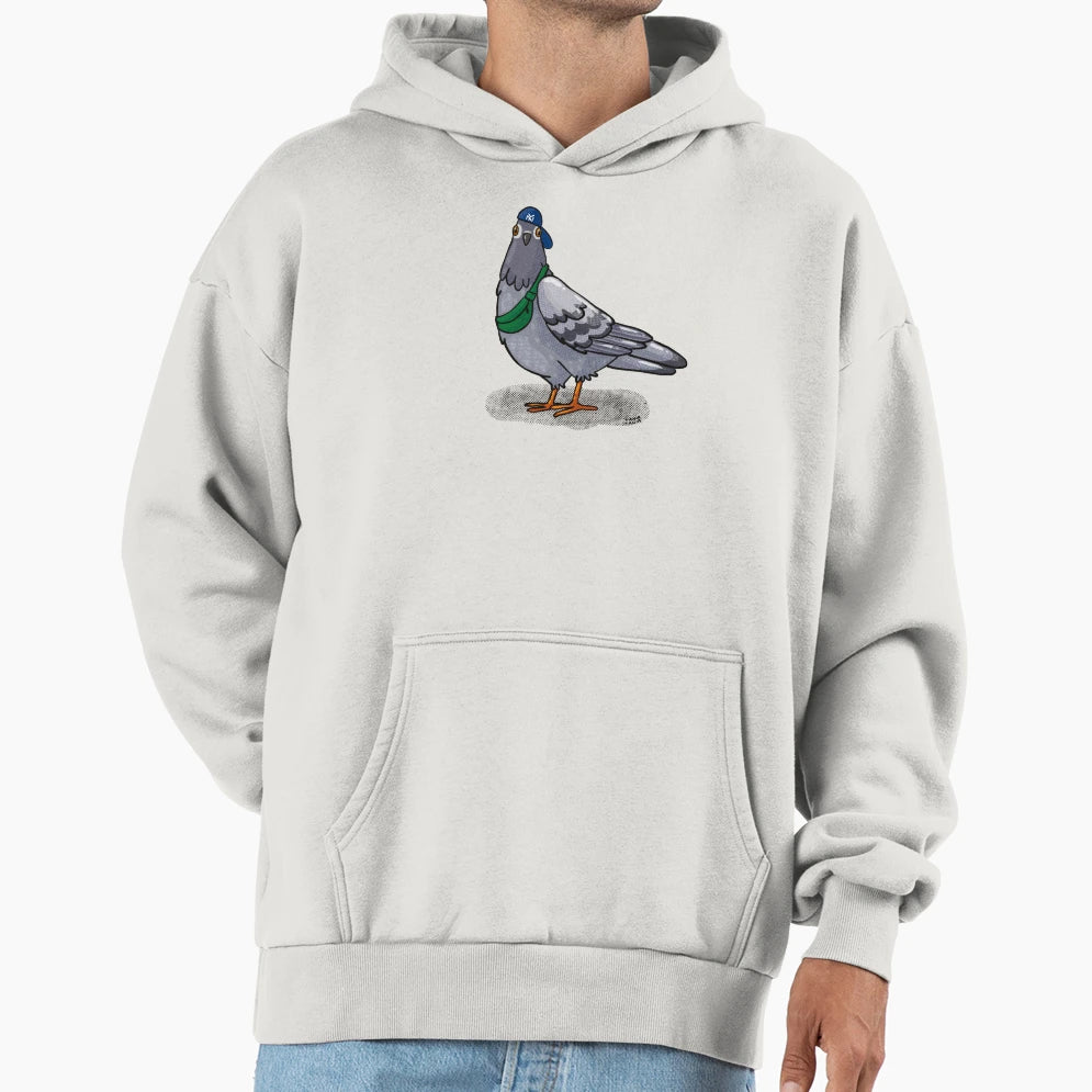 Nyc Pigeon Hoodie - Graphic Print Men Women - T-Shirt, Sweatshirt, Hoodie