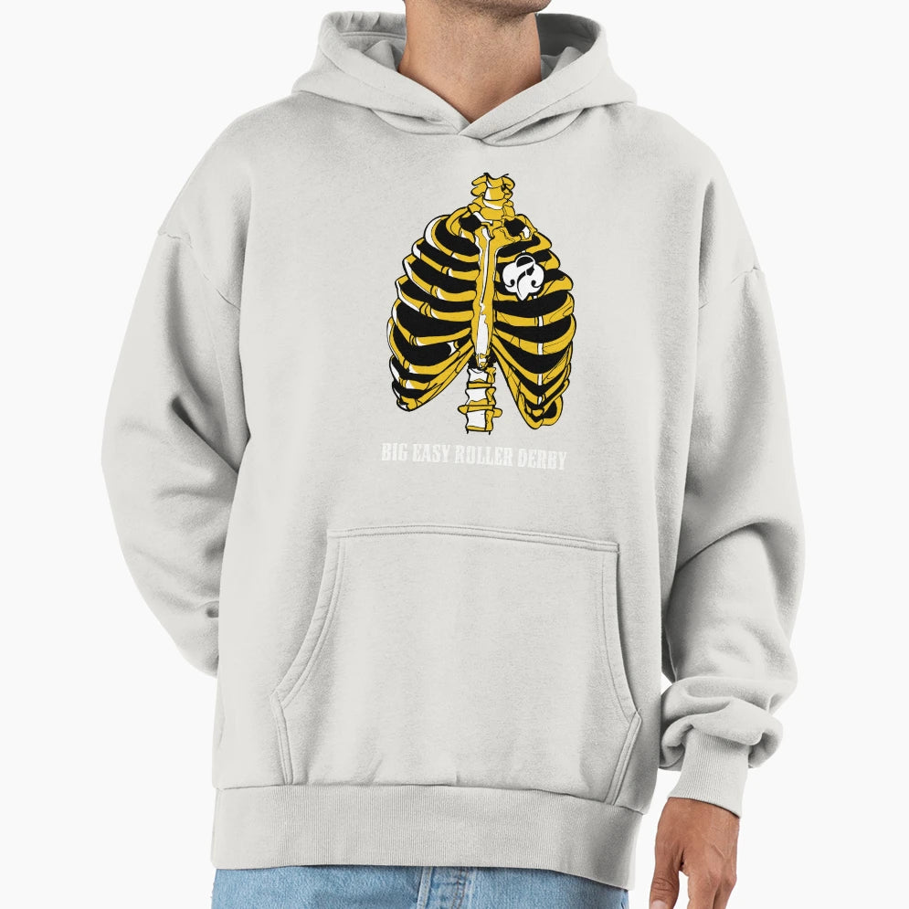Big Easy Roller Derby Has Heart Hoodie - Fun Novelty Design Unisex - T-Shirt, Sweatshirt, Hoodie