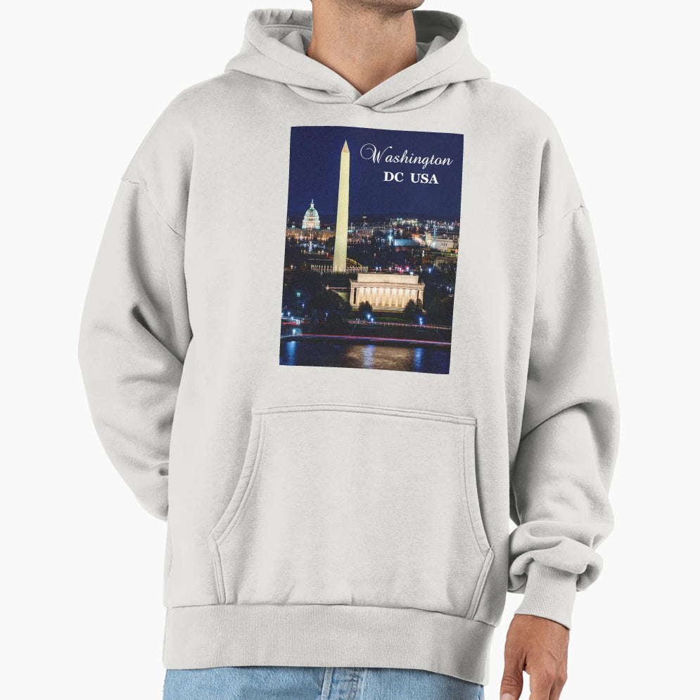 Washington Dc Gorgeous View Dc Hoodie - Fun Novelty Design for Adults - T-Shirt, Sweatshirt, Hoodie