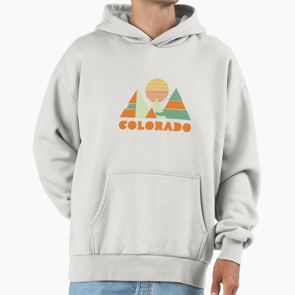 Colorado Mountains Hoodie - Graphic Print Unisex - T-Shirt, Sweatshirt, Hoodie