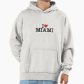 I Love Miami Hoodie - Unique Graphic for Adults - T-Shirt, Sweatshirt, Hoodie