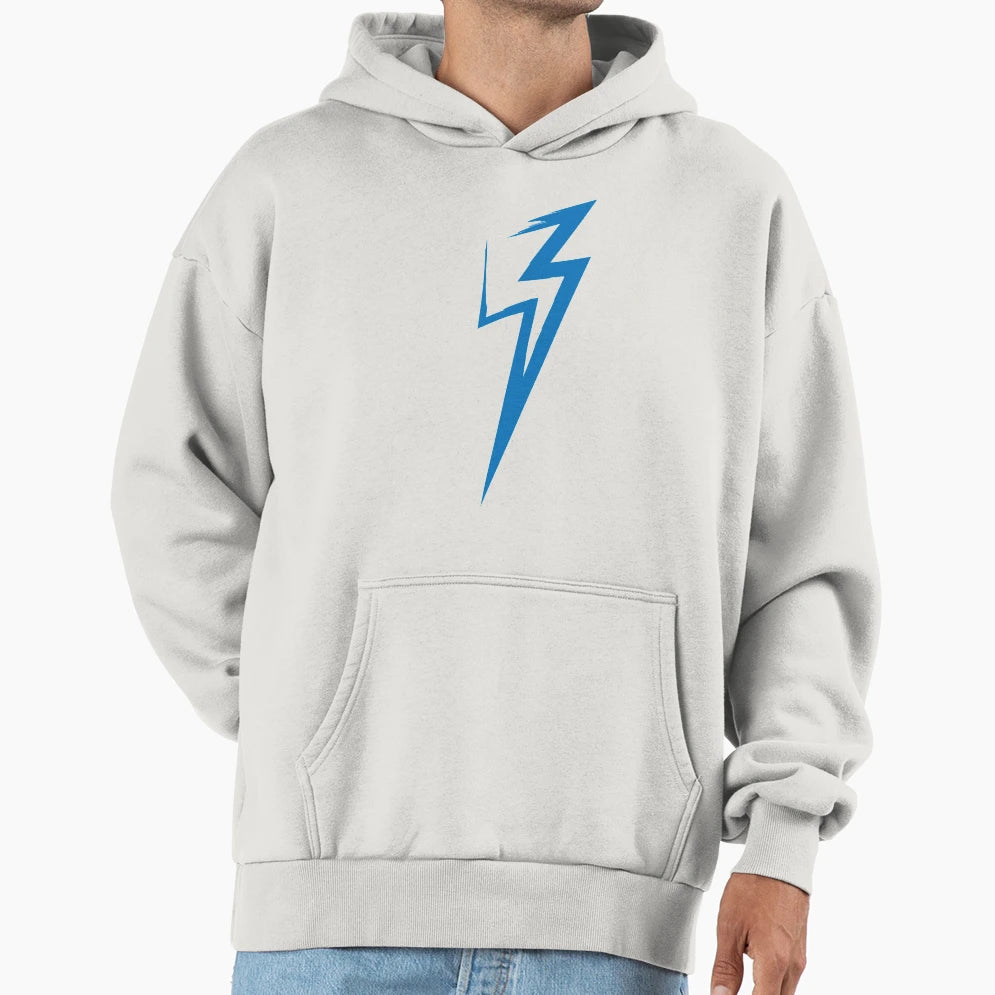 Minimalist Lightning Bolt Hoodie - Fun Novelty Design Unisex - T-Shirt, Sweatshirt, Hoodie
