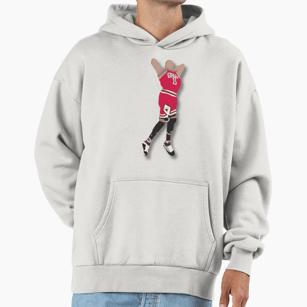 Derrick Rose Simplistic Hoodie - Trendy Graphic for Adults - T-Shirt, Sweatshirt, Hoodie