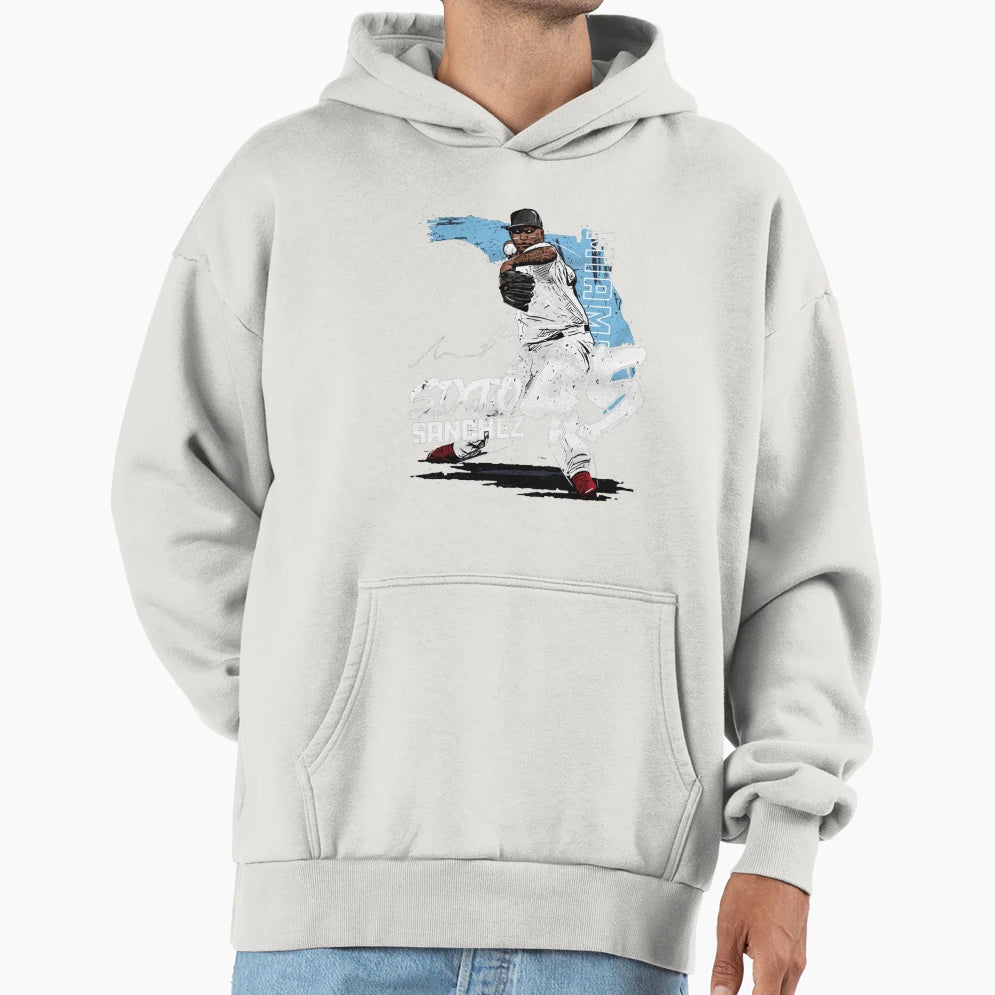 Sixto Sanchez State Hoodie - Trendy Graphic for Adults - T-Shirt, Sweatshirt, Hoodie