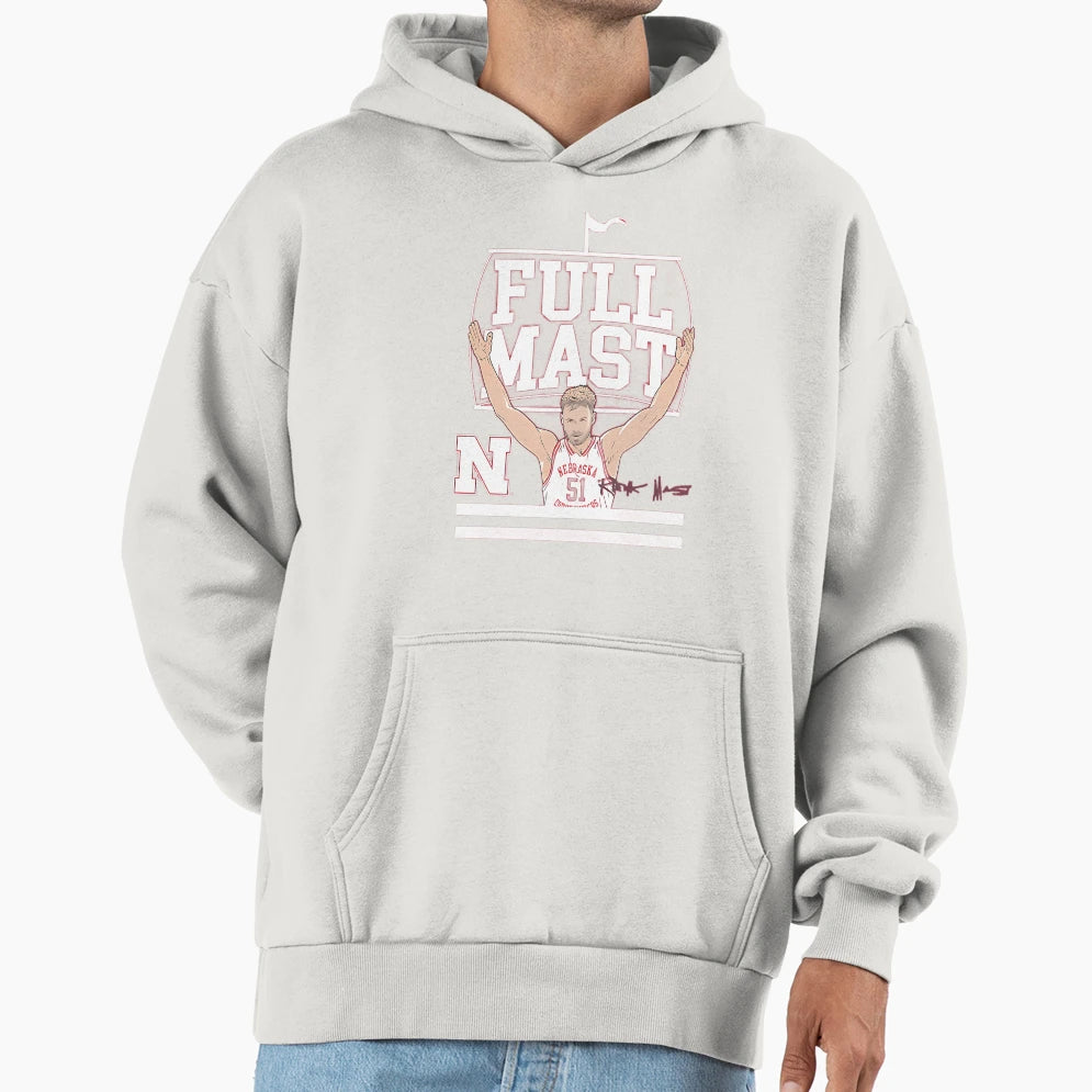 Rienk Mast Full Mast Hoodie - Novelty Apparel Unisex - T-Shirt, Sweatshirt, Hoodie
