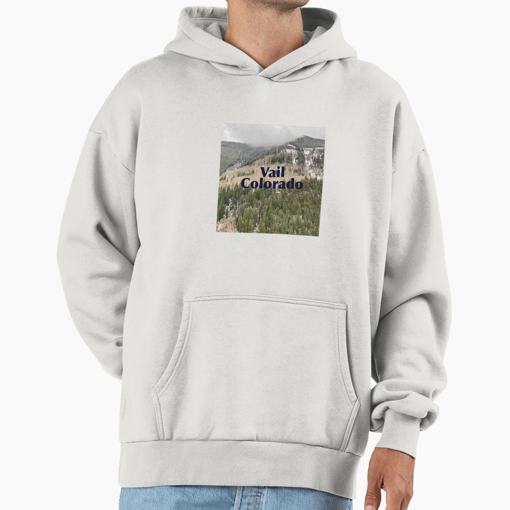 Vail Colorado Hoodie - Custom Art Print Unisex - T-Shirt, Sweatshirt, Hoodie