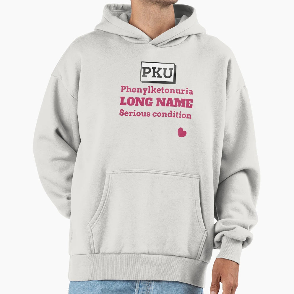 Pku Long Name Hoodie - Minimalist Print for Adults - T-Shirt, Sweatshirt, Hoodie