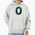 Monogram O Neon Blue Abstract Lines Hoodie - Graphic Print Unisex - T-Shirt, Sweatshirt, Hoodie