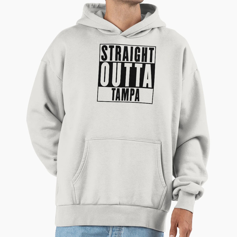 Straight Outta Tampa Hoodie - Custom Art Print Men Women - T-Shirt, Sweatshirt, Hoodie