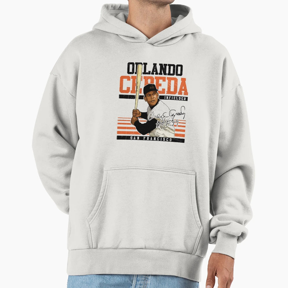 Orlando Cepeda Sport Hoodie - Custom Art Print Men Women - T-Shirt, Sweatshirt, Hoodie