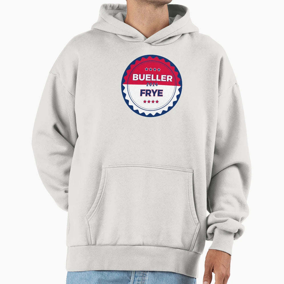 Vote Bueller Vote Frye Hoodie - Unique Graphic for Adults - T-Shirt, Sweatshirt, Hoodie