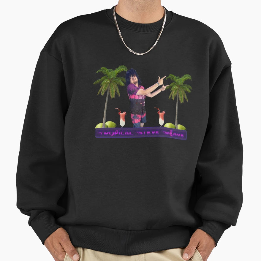 Tropical Steve Weave Sweatshirt - Graphic Print for Adults - T-Shirt, Sweatshirt, Hoodie