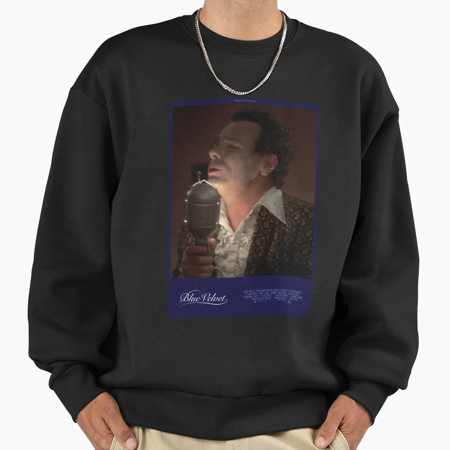 Blue Velvet Custom Sweatshirt - Minimalist Print for Adults - T-Shirt, Sweatshirt, Hoodie