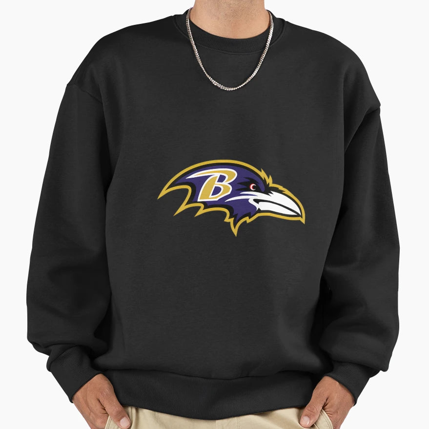 Baltimore Ravens Sweatshirt - Casual Everyday Wear Men Women - T-Shirt, Sweatshirt, Hoodie