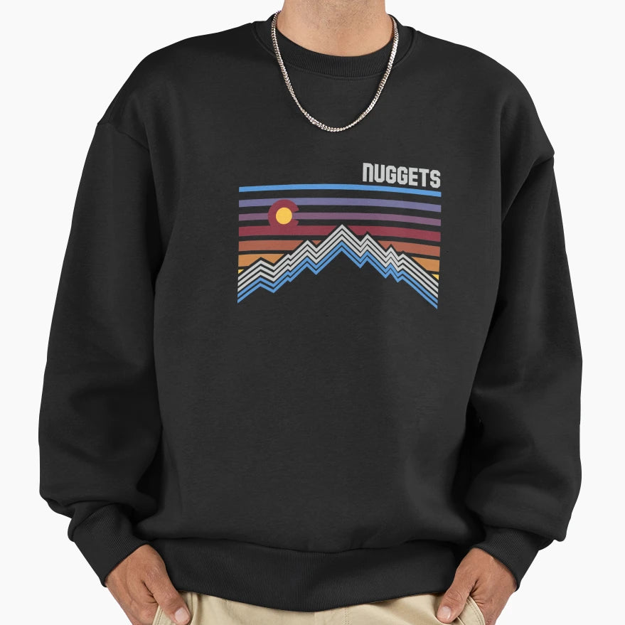 Denver Nuggets Sweatshirt - Minimalist Print Unisex - T-Shirt, Sweatshirt, Hoodie