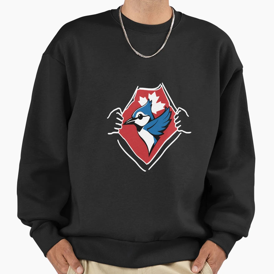 Blue Jays Sweatshirt - Aesthetic Graphic for Adults - T-Shirt, Sweatshirt, Hoodie