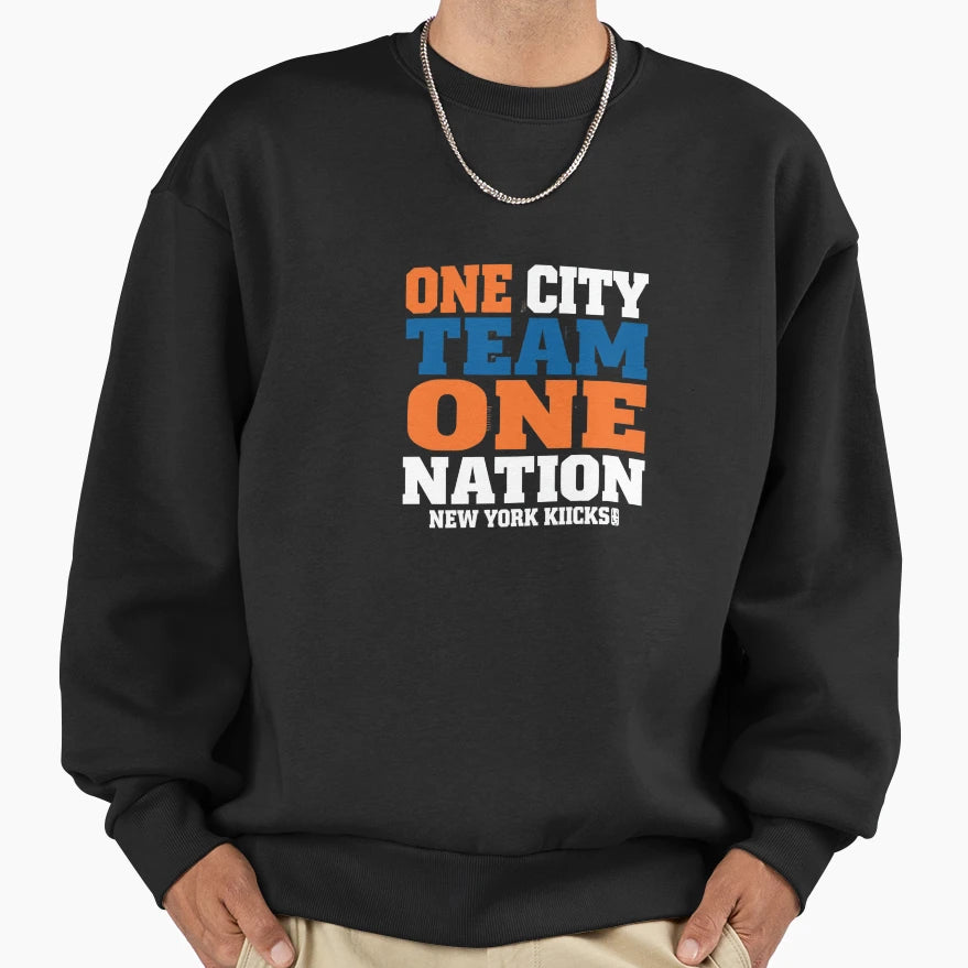 One City Team One Nation New York T-Shirt - Casual Everyday Wear Men Women - T-Shirt, Sweatshirt, Hoodie