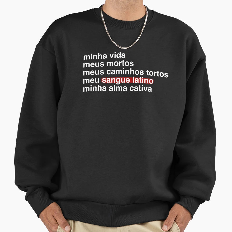 Sangue Latino Sweatshirt - Trendy Graphic Unisex - T-Shirt, Sweatshirt, Hoodie