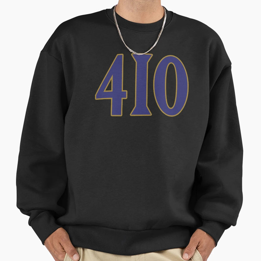 Baltimore Lyfe 410 Sweatshirt - Aesthetic Graphic for Adults - T-Shirt, Sweatshirt, Hoodie