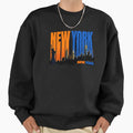Comic New York City Skyline Sweatshirt - Fun Novelty Design for Adults - T-Shirt, Sweatshirt, Hoodie