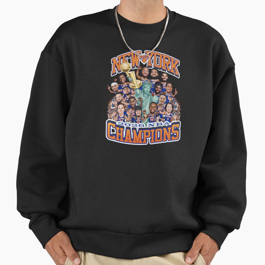 New York 2026 Champions Sweatshirt - Aesthetic Graphic for Adults - T-Shirt, Sweatshirt, Hoodie