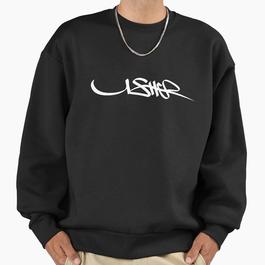 Usher Logo Sweatshirt - Novelty Apparel for Adults - T-Shirt, Sweatshirt, Hoodie
