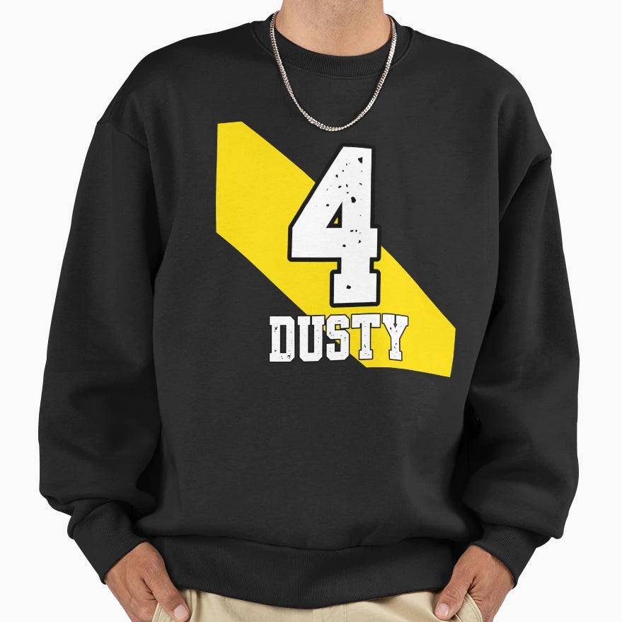 Dustiy Number Back Sweatshirt - Aesthetic Graphic Unisex - T-Shirt, Sweatshirt, Hoodie