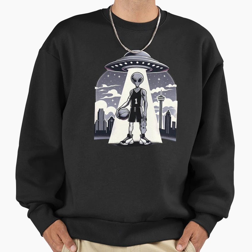 Wemby Alien Mask Off Sweatshirt - Trendy Graphic for Adults - T-Shirt, Sweatshirt, Hoodie