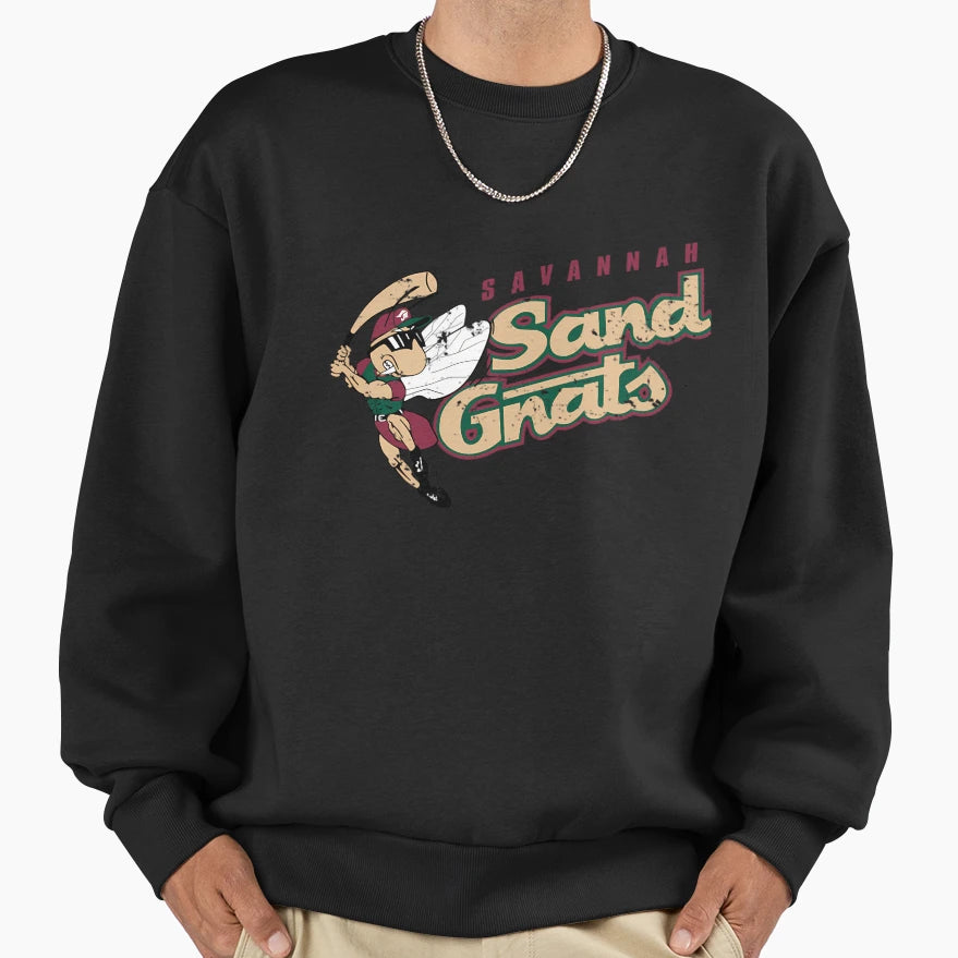 Savannah Sand Gnats Defunct Sweatshirt - Casual Everyday Wear Unisex - T-Shirt, Sweatshirt, Hoodie