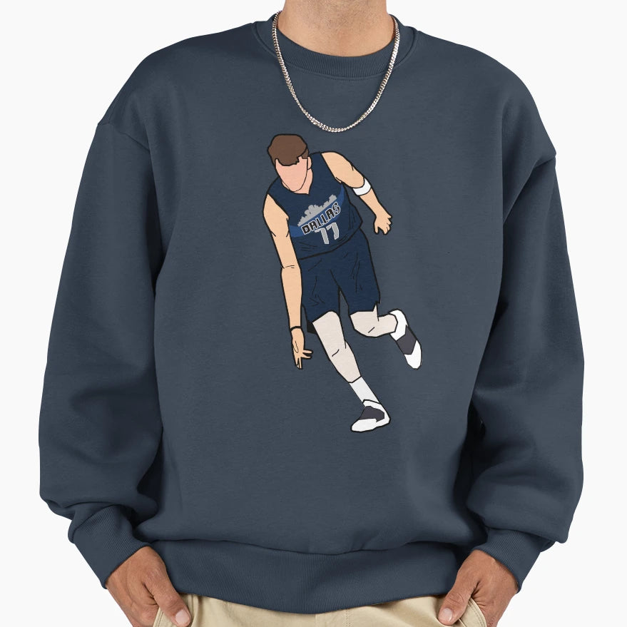 Croatian Splash Sweatshirt - Minimalist Print Unisex - T-Shirt, Sweatshirt, Hoodie