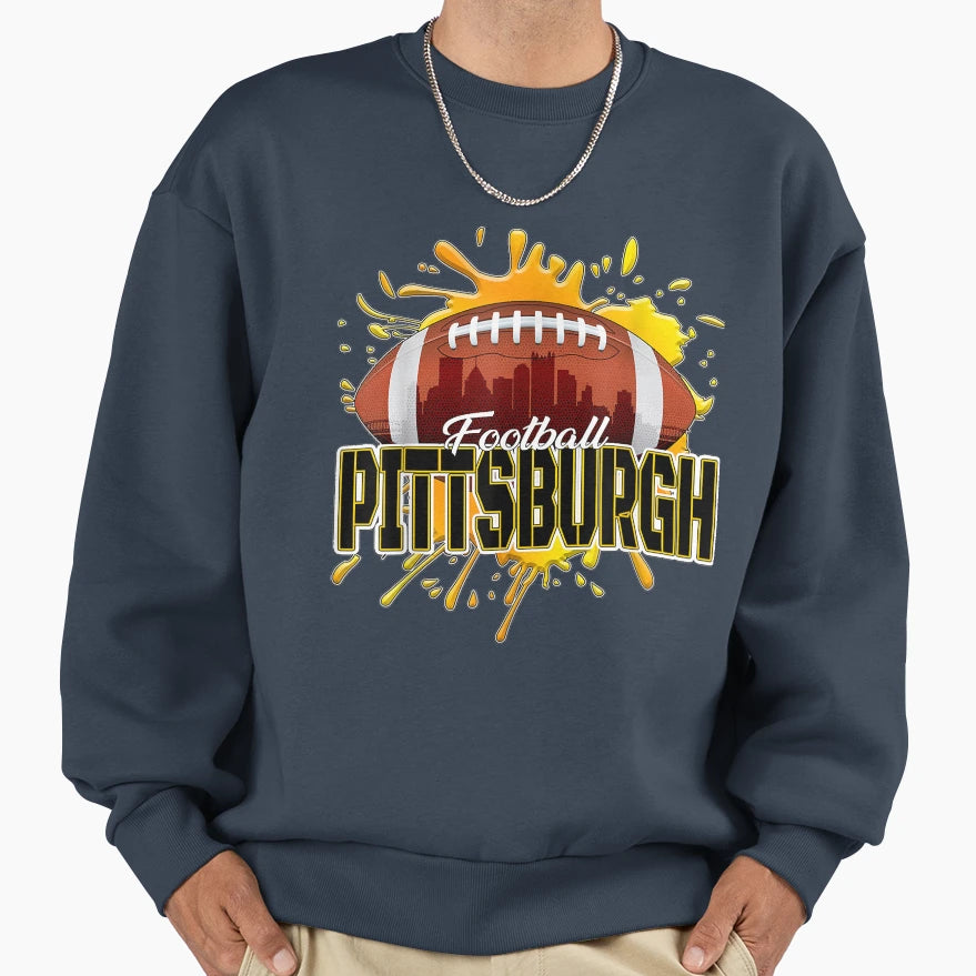 Pittsburgh Finished Awesome Movie Sweatshirt - Unique Graphic for Adults - T-Shirt, Sweatshirt, Hoodie