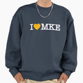 I Love Milwaukee I Heart Mke Cheese Sweatshirt - Novelty Apparel Men Women - T-Shirt, Sweatshirt, Hoodie